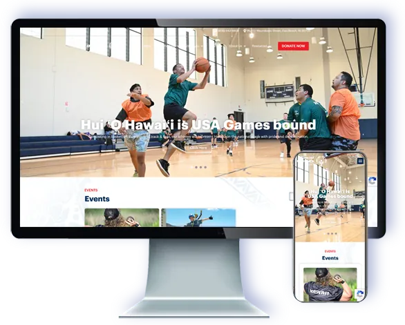 Special Olympics Hawaii — website by Webmaster Services Hawaii